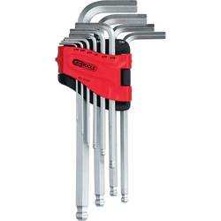 KS Tools 1515100 inbus sada klíčů 1/16 palec, 5/64 palec, 3/32 palec, 1/8 palec, 5/32 palec, 3/16 palec, 7/32 palec, 1/4 palec, 5/16 palec, 3/8 palec 10dílná