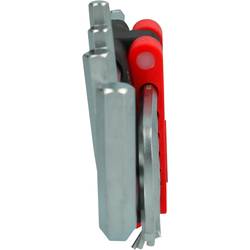 KS Tools 1515100 inbus sada klíčů 1/16 palec, 5/64 palec, 3/32 palec, 1/8 palec, 5/32 palec, 3/16 palec, 7/32 palec, 1/4 palec, 5/16 palec, 3/8 palec 10dílná