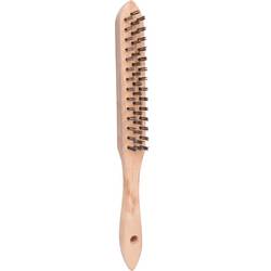 KS Tools 201.2305 Ocelový drátěný kartáč 3 řady, 290 mm