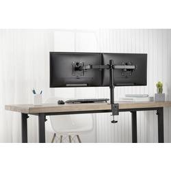 Digitus DA-90400 držák na stůl pro monitor 2 Displej: (s) 33,0 cm (13) - 81,3 cm (32) černá, černá (matná) otočný, nastavitelná výška, naklápěcí, otočný,
