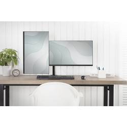 Digitus DA-90400 držák na stůl pro monitor 2 Displej: (s) 33,0 cm (13) - 81,3 cm (32) černá, černá (matná) otočný, nastavitelná výška, naklápěcí, otočný,