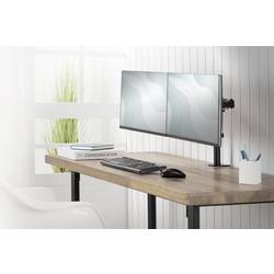 Digitus DA-90400 držák na stůl pro monitor 2 Displej: (s) 33,0 cm (13) - 81,3 cm (32) černá, černá (matná) otočný, nastavitelná výška, naklápěcí, otočný,