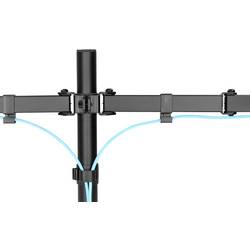 Digitus DA-90400 držák na stůl pro monitor 2 Displej: (s) 33,0 cm (13) - 81,3 cm (32) černá, černá (matná) otočný, nastavitelná výška, naklápěcí, otočný,