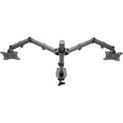 Digitus DA-90400 držák na stůl pro monitor 2 Displej: (s) 33,0 cm (13) - 81,3 cm (32) černá, černá (matná) otočný, nastavitelná výška, naklápěcí, otočný,