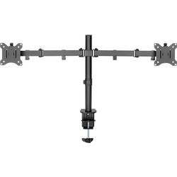 Digitus DA-90400 držák na stůl pro monitor 2 Displej: (s) 33,0 cm (13) - 81,3 cm (32) černá, černá (matná) otočný, nastavitelná výška, naklápěcí, otočný,