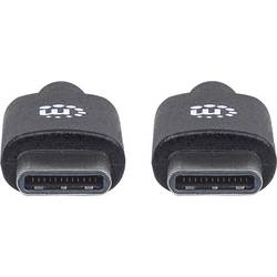 Manhattan USB kabel USB 2.0 USB-C ® zástrčka 2.00 m černá 354875