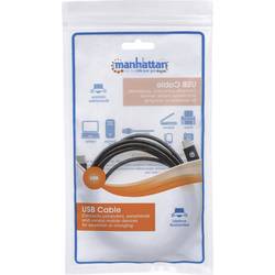 Manhattan USB kabel USB 2.0 USB-C ® zástrčka 2.00 m černá 354875