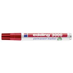 Edding 4-3000002 permanentní popisovač červená Vodotěsné: Ano
