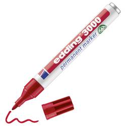 Edding 4-3000002 permanentní popisovač červená Vodotěsné: Ano