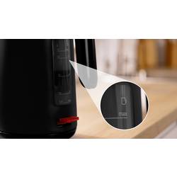 Bosch 1,7L MyMoment, schwarz rychlovarná konvice, ochrana proti přehřátí, černá, TWK2M163