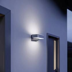 Steinel Sensor-LED-Außenleuchte L 810 SC silber 087562 venkovní nástěnné LED osvětlení s PIR detektorem pevně vestavěné LED 9.8 W LED stříbrná