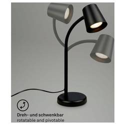 Briloner SKRIVA 7476015 stolní lampa GU10 9 W černá