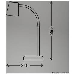 Briloner SKRIVA 7476015 stolní lampa GU10 9 W černá