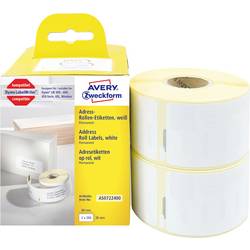 Avery-Zweckform etikety v roli kompatibilní náhradní DYMO, Seiko 99012, S0722400 89 x 36 mm papír bílá 520 ks trvalé Adresní nálepky AS0722400