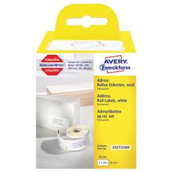 Avery-Zweckform etikety v roli kompatibilní náhradní DYMO, Seiko 99012, S0722400 89 x 36 mm papír bílá 520 ks trvalé Adresní nálepky AS0722400