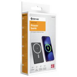 Denver PQCW-5010 Bezdrátová powerbanka Li-Pol, 5000 mAh, Rychlé nabíjení, černá, Indikátor stavu