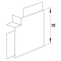 Hager LF6015059016 plochý úhelník plochý úhel (š x v) 150 mm x 61 mm 1 ks bílá