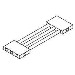 QuickCool topné těleso (d x š x v) 60 x 12 x 40 mm Rozestup děr: 26 mm QG-IF-A8-1 x 2