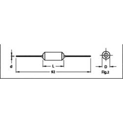 Fastron 77A-152M-00 77A-152M-00 tlumivka axiální 77A 1500 µH 2.4 Ω 0.7 A 1 ks