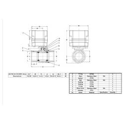 TRU COMPONENTS TC-A20-T20-S2-C/9-24VDC kulový kohout failsafe 0 do 10 bar