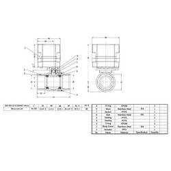 TRU COMPONENTS TC-A20-T25-S2-C/230VAC kulový kohout failsafe 0 do 10 bar