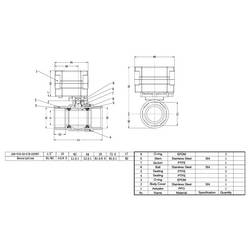 TRU COMPONENTS TC-A20-T15-S2-C/9-24VDC kulový kohout bistabilní 0 do 10 bar
