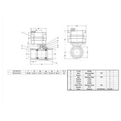 TRU COMPONENTS TC-A20-T25-S2-B kulový kohout failsafe 0 do 10 bar