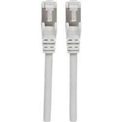 Intellinet 317146 RJ45 síťové kabely, propojovací kabely CAT 6A S/FTP 2.00 m šedá fóliové stínění, stínění pletivem, bez halogenů 1 ks