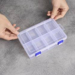 Quadrios 23SA082 krabička na malé součástky (d x š x v) 20 x 13.5 x 4.5 cm přihrádek: 8 variabilní rozčlenění Box Obsah 1 ks