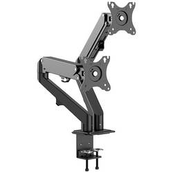 Neomounts DS70-700BL2 držák na stůl pro monitor 2 Displej: (s) 43,2 cm (17) - 68,6 cm (27) černá nastavitelná výška, otočný, naklápěcí, nakláněcí