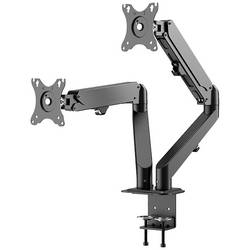 Neomounts DS70-700BL2 držák na stůl pro monitor 2 Displej: (s) 43,2 cm (17) - 68,6 cm (27) černá nastavitelná výška, otočný, naklápěcí, nakláněcí