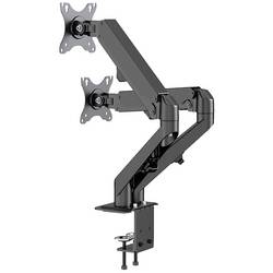 Neomounts DS70-700BL2 držák na stůl pro monitor 2 Displej: (s) 43,2 cm (17) - 68,6 cm (27) černá nastavitelná výška, otočný, naklápěcí, nakláněcí