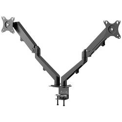 Neomounts DS70-700BL2 držák na stůl pro monitor 2 Displej: (s) 43,2 cm (17) - 68,6 cm (27) černá nastavitelná výška, otočný, naklápěcí, nakláněcí