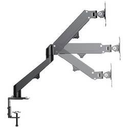 Neomounts DS70-700BL2 držák na stůl pro monitor 2 Displej: (s) 43,2 cm (17) - 68,6 cm (27) černá nastavitelná výška, otočný, naklápěcí, nakláněcí