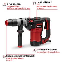 Einhell TE-RH 40/15 3F +2 SDS max-bourací kladivo 240 V 1050 W