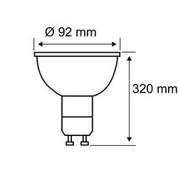 Paulmann 94731 Garden Spot 2200K zahradní reflektor LED GU10 4.3 W černá