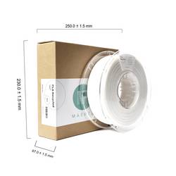 Maertz PMMA-1013-002 PMMA-1013-002 vlákno pro 3D tiskárny PLA plast Recyklované PLA vlákno 1.75 mm 1000 g bílá 1 ks