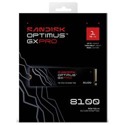 SanDisk Optimus GX PRO 8100 1 TB interní SSD disk NVMe/PCIe M.2 PCIe® 5.0 x4 NVMe™ 2.0 Retail SDSP82100TAN-000E0