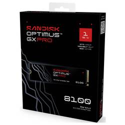 SanDisk Optimus GX PRO 8100 1 TB interní SSD disk NVMe/PCIe M.2 PCIe® 5.0 x4 NVMe™ 2.0 Retail SDSP82100TAN-000E0