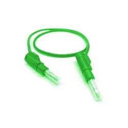 Mueller Electric 22.451-1M-5 měřicí kabel banánková zástrčka 4 mm banánková zástrčka 4 mm 1 m zelená 1 ks