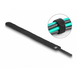 Delock kabelový manažer na suchý zip (d x š) 150 mm x 12 mm černá 10 ks