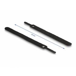 Delock kabelový manažer na suchý zip (d x š) 150 mm x 12 mm černá 10 ks