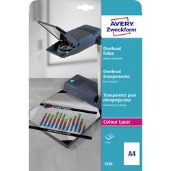 Avery-Zweckform Overhead 3566 fólie pro zpětný projektor DIN A4 laserová tiskárna, barevná laserová tiskárna, kopírka, barevná kopírka transparentní 20 ks