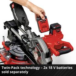 Einhell TE-SM 36/8 L Li-Solo Power X-Change akumulátorová kapovací a pokosová pila , bez nabíječky, bez akumulátoru, průměr listu 216 mm, uchycení 30 mm