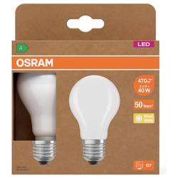 OSRAM HOMELIGHTING 4099854253485 LED Energetická třída (EEK2021) A (A - G) E27 klasická žárovka 2.2 W = 40 W teplá bílá (Ø x v) 60 mm x 60 mm vlákno 2 ks