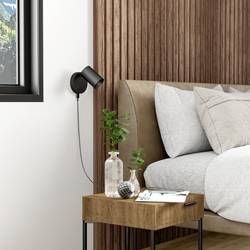 Deko Light Can Tilt rund USB, 1x 7,5 W GU10, Schwarz 341336 Nástěnné svítidlo GU10 7.5 W černá