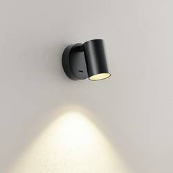 Deko Light Can Tilt rund USB, 1x 7,5 W GU10, Schwarz 341336 Nástěnné svítidlo GU10 7.5 W černá