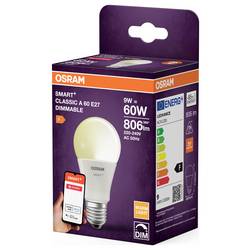 OSRAM HOMELIGHTING 4099854460319 LED Energetická třída (EEK2021) F (A - G) E27 9 W (Ø x v) 60.00 mm x 60.00 mm 1 ks
