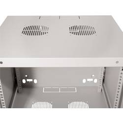 LogiLink W12F64G 19 nástěnná rozváděcí skříň (š x v x h) 540 x 595 x 450 mm 12 U Černošedá (RAL 7021)