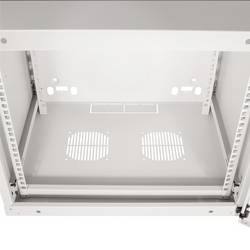 LogiLink W12F64G 19 nástěnná rozváděcí skříň (š x v x h) 540 x 595 x 450 mm 12 U Černošedá (RAL 7021)